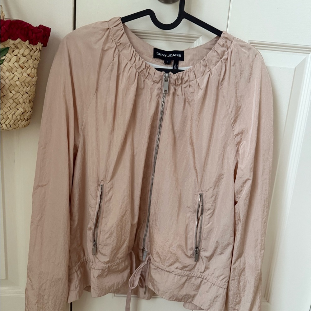 DKNY Women's Blush Bomber Jacket